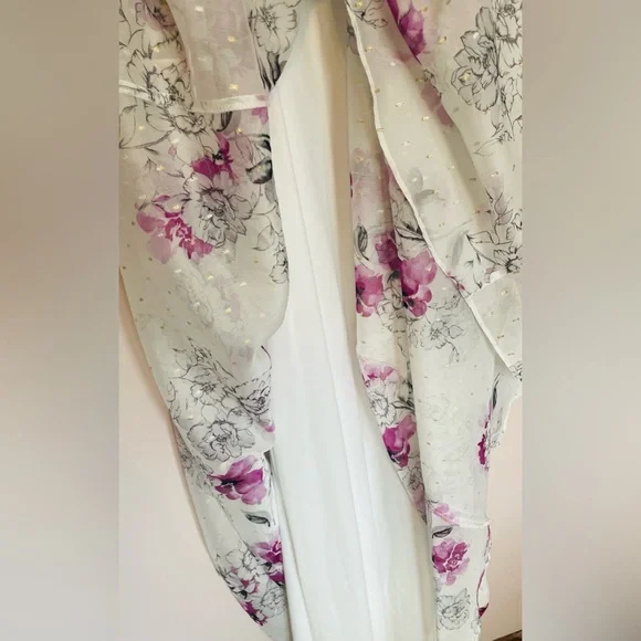 Torrid Floral Maxi Dress - Pink and Cream - Picture 5 of 16